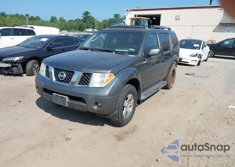 2007 Nissan Pathfinder Se from USA, damaged, VIN 5N1AR18W47C635512